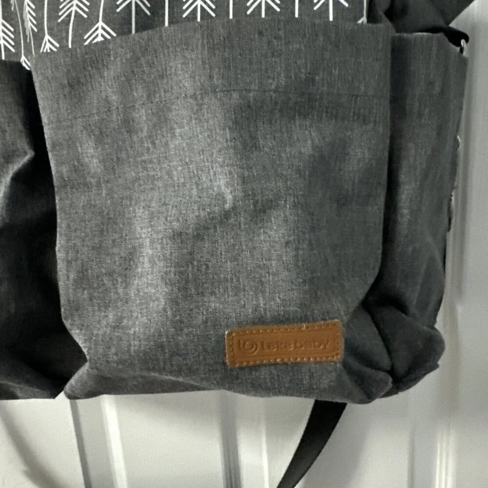 Lekebaby Baby Nappy Changing Bag Satchel Messenger Large Capacity, Arrow GR48